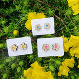 Erin's Birch Flower Stud Earrings