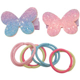 Hair Bobbles and Hair Clips Set