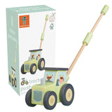 Tractor Wooden Boxed Push Along