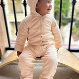 Étoile Organic Cotton Plush Onesie - Blush