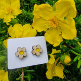 Erin's Birch Flower Stud Earrings