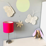 Boho Butterfly & Flower Nursery Wall Decor