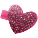 Diamante Heart Hair Clips