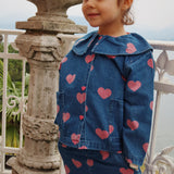 Magot Denim Shirt GOTS - Bon Coeur Pink