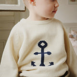 Anchor Knit Sweater- Sailor