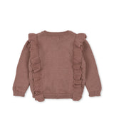 Fiol Frill Cardigan - Burlwood