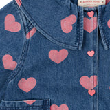 Magot Denim Shirt GOTS - Bon Coeur Pink