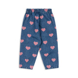 Magot Frill Denim Pants GOTS - Bon Coeur Pink