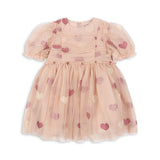 Tullie Dress - Heart Rose Glitter