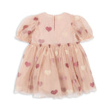 Tullie Dress - Heart Rose Glitter