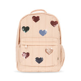 Juno Quilted Sequin Backpack Midi- Cameo Rose